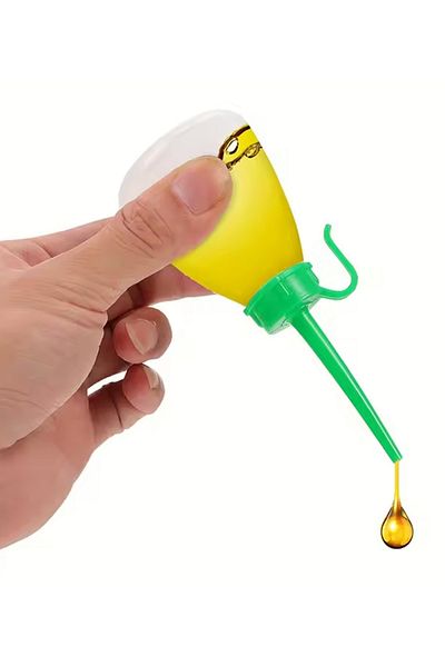 usin 60ml Motor Silicone Machinery Machine Oil Lubrication Plastic Bottle with Funnel Mouth Dropper Bottle 122.7 *52Mm