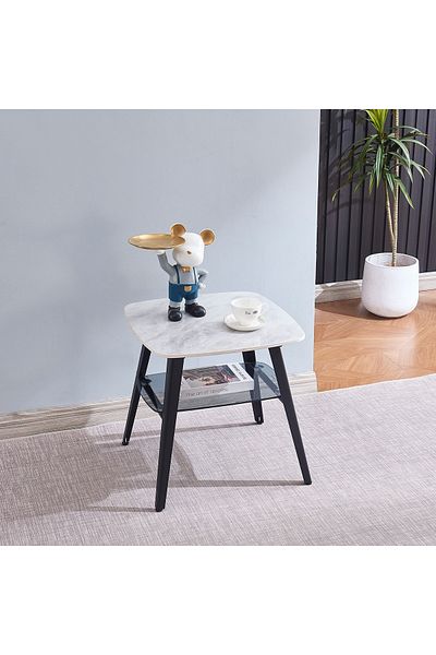 erorex Lucina Sintered Stone End Table