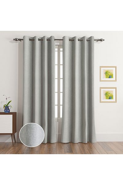 erorex Splendour 2-Piece Blackout Lined Curtain Set - 140x240 cm