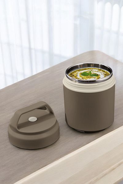 Digithome Paslan Box Termos Yuvarlak Hake 420ml Portable Food Container