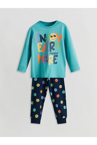 LC Waikiki Crew Neck Boy's Pajama Set