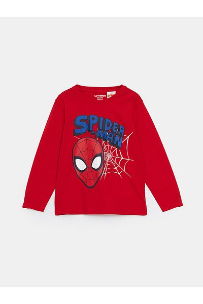 LC Waikiki Crew Neck Spider-Man Printed Boys' Pajamas Set
