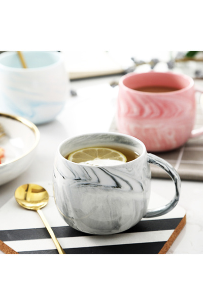 sharpdo كوب بطن رخامي 350 مل