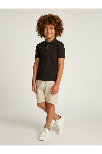 Calvin Klein Calvin Klein Boys Black Polo T-Shirt