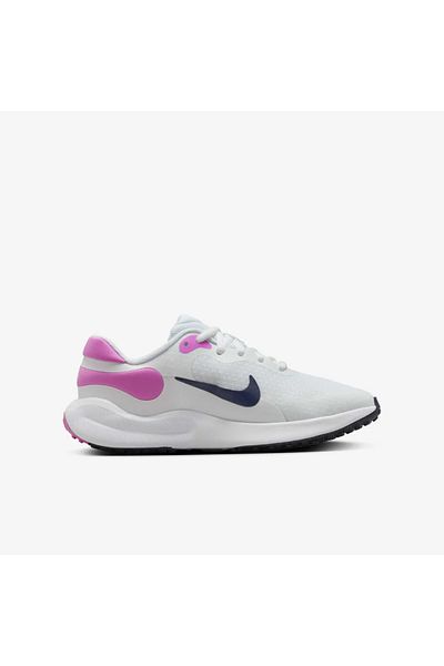 Nike Revolution 7 (Gs) Unisex White Sports Shoes