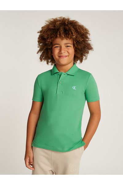 Calvin Klein Calvin Klein Boys Green Polo T-Shirt