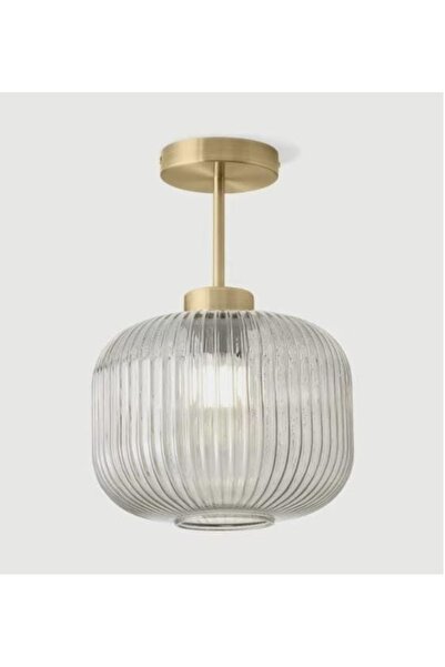 habek avize RUSTİK VİNTAGE ŞEFFAF CAMLI TAVAN PLOFONYER AVİZE