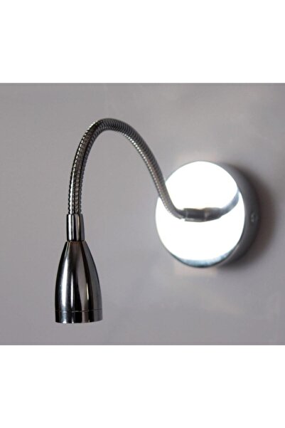 Genel Markalar Gümüş Sipreli Hareketli Okumam Lambası Yatak Başı Gece Lambası...