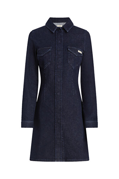 Calvin Klein Calvin Klein Women Blue Shirt Dresses