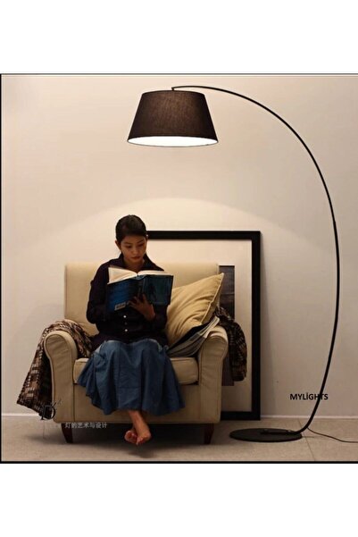 habek avize C Lambader Köşe Lambası Kumaş Başlık Harektli Başlık Yerden Aydın...