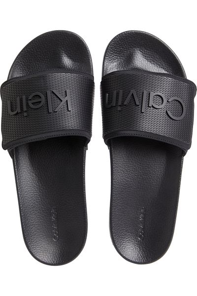 Calvin Klein Men Black Slides