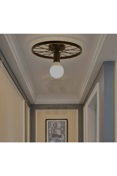 Genel Markalar Retro Rustik Vintage Plofonyer Kafes Avize Armatür