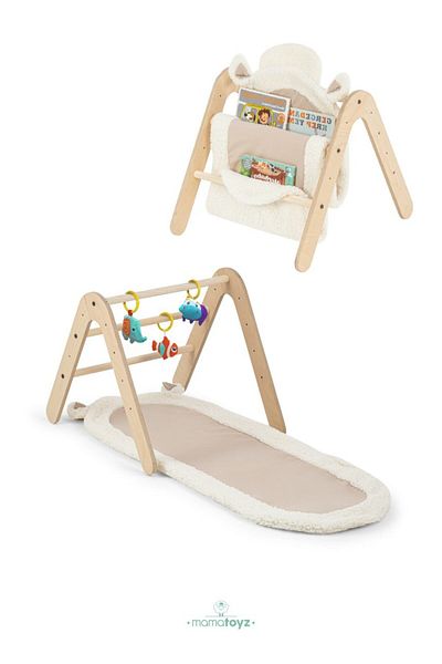 Babyjem Centru activitati Montessori 2in1 - loc de joaca si biblioteca Gimy, MamaToyz