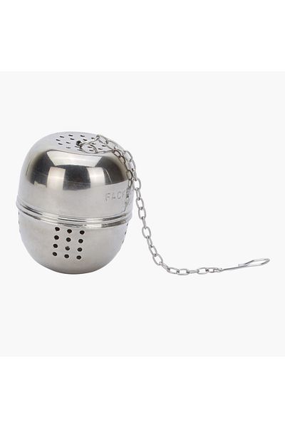 erorex كرة شاي كريستالية مع سلسلة معدنية
