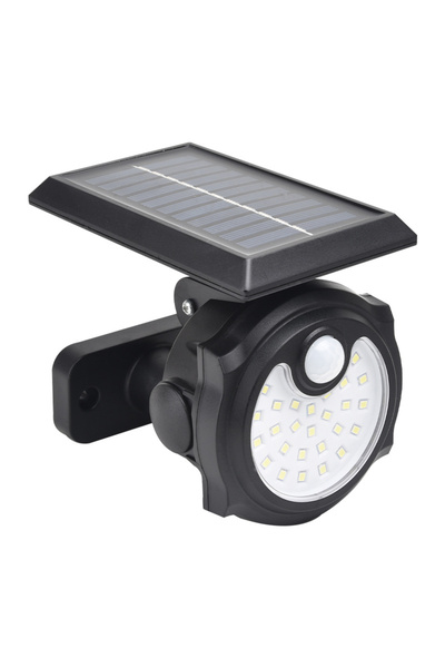 Powermaster SH-1705A 26 Ledli Sensörlü 3 Modlu Solar İndiksiyon Duvar Lambası