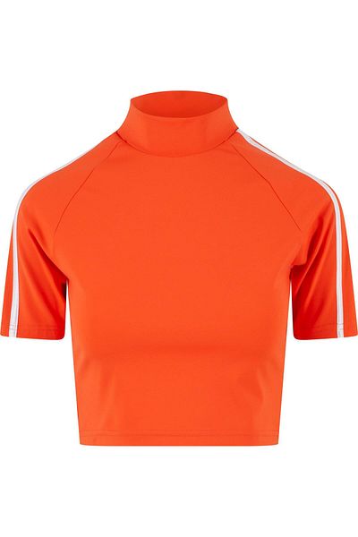 Urban Classics Ladies High Neck Short Tee