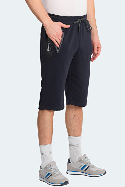 Slazenger NEACEL Erkek Cepli Kapri Lacivert Şort
