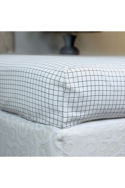erorex Malta Striped Printed Cotton Single Fitted Sheet - 90x200+33 cm