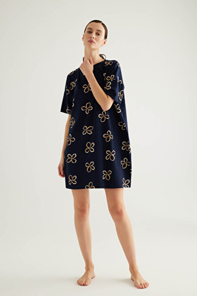 Hays Kadın Pamuklu Kısa Kollu Gecelik