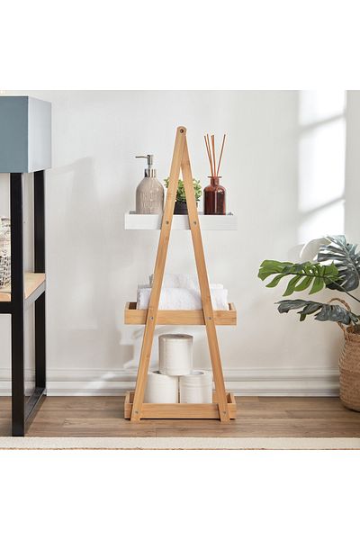 erorex Lexus 3-Tier Triangle Bath Rack - 30x18x80 cm