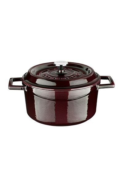 Lava Trendy Premium Series Iron Cast Deep Pot 20 cm Majolika Purple Akyüzhome