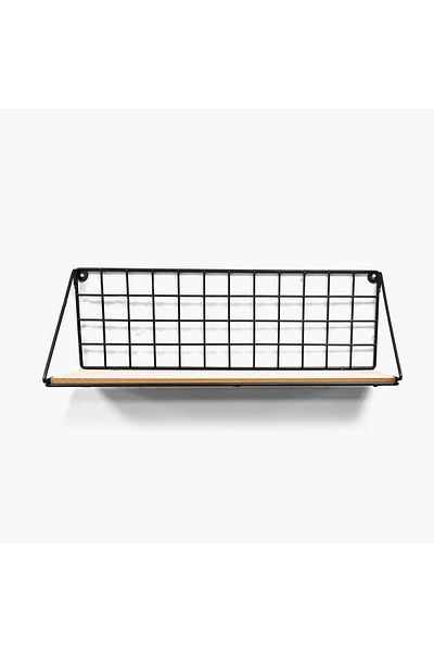 erorex Sera 1-Tier Foldable Wall Shelf with MDF Board - 48x14x17 cm