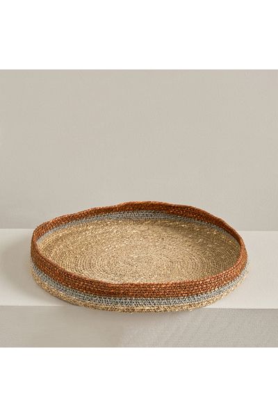 erorex Noir Sea Grass Bath Tray - 35x35x5 cm