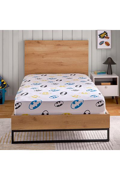 erorex Batman Twin Fitted Sheet - 120x200+25 cm