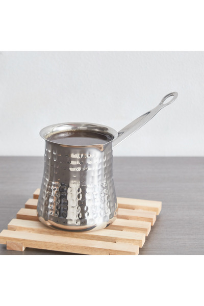 Generic Shine Hammered Stainless Steel Coffee Warmer - 600 ml