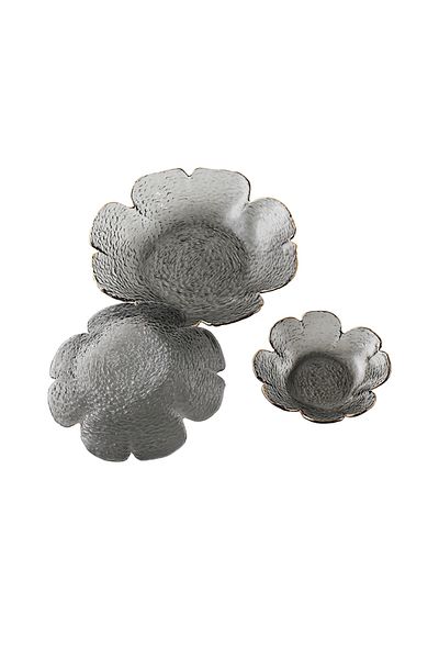 sharpdo Three Pieces Creative Clover Hammer Phnom Penh Household Glass Plate