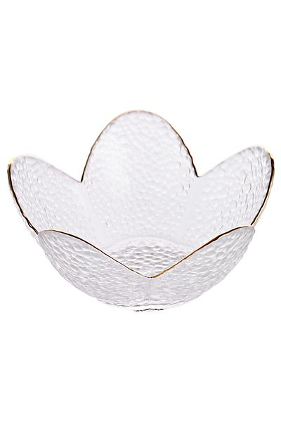 sharpdo Gold Drawing Glass Plate For Unicorn Lotus Plate