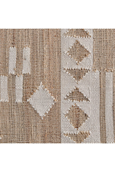 erorex Mosaic Abstract Jute Rug - 200x300 cm