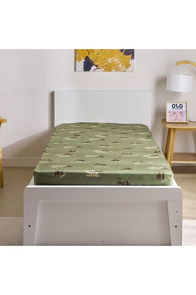 erorex Joy Adventurer Camp Single Microfibre Fitted Sheet - 90x200+25 cm