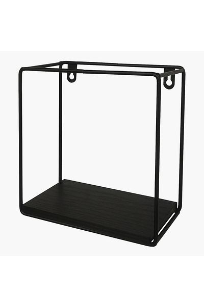 erorex Urban Square 1-Tier Metal Shelf - 20x10x20 cm