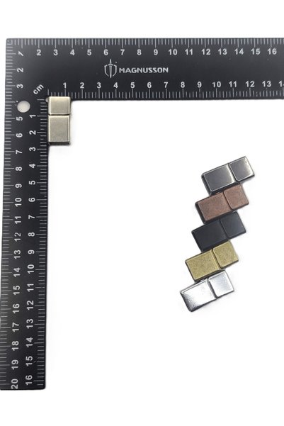 BONCADAS 6x12 MM DERİ BİLEKLİK KİLİTİ MIKNATISLI KİLİT (10 ADET)