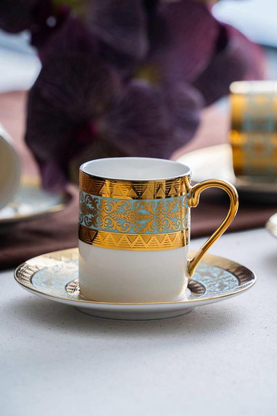 ACAR Hermia 6-Person Coffee Cup Set - 90 ml