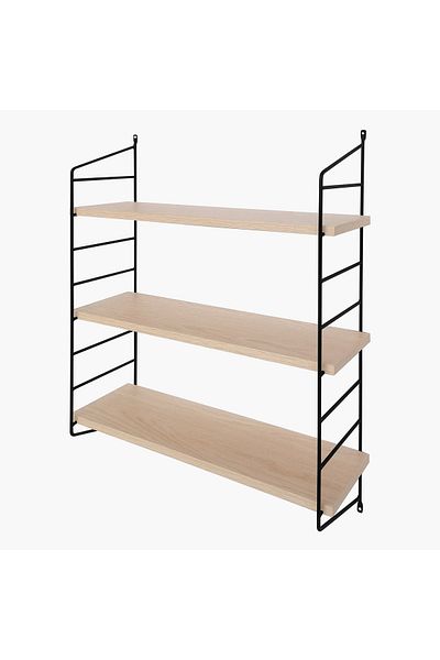 erorex Urban 3-Tier Metal Shelf - 60x17x70 cm