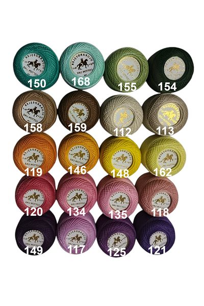PeriStore Ulukardeşler Cotton Like Etamin Kanav 20'Li 10 Gr No.8 Yarn Set