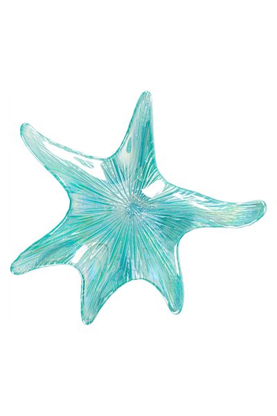 Mudo Home Starfish Decorative Plate Blue 25 cm