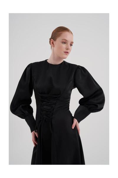 FUSHYA Bağcık Detaylı Abiye Elbise