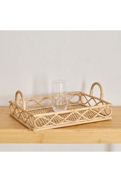 erorex Boho Bliss Rectangle Tray - 37x27x7 cm