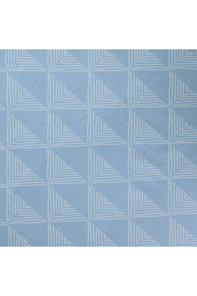 erorex Malta Pixel Printed Cotton Single Fitted Sheet - 90x200+33 cm