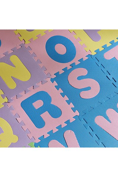 erorex Mystify Foam 26-Piece Playmat Alphabet with Cutout Mat Set - 30x30x1 cm