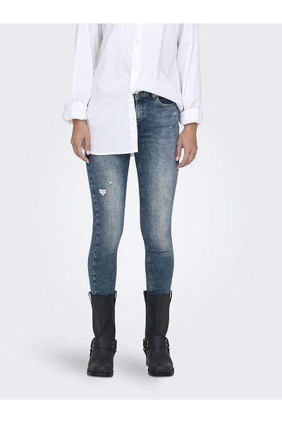 ONLY Skinny Jeans Onlblush Μεσαία Μέση Skinny Fit Τζιν