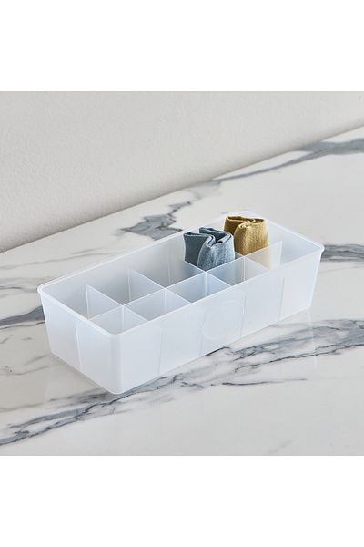 erorex Inaya 10-Compartment Drawer Organiser - 30.7x13.8x7.8 cm
