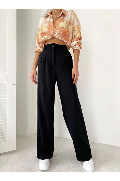 RamessButik Oversize Palazzo Trousers - Original Cut Plz Ramess02
