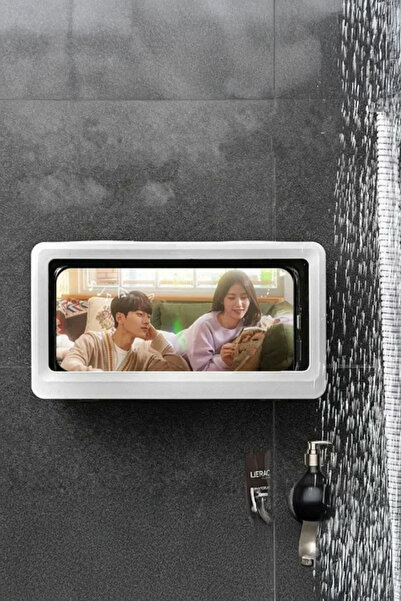 ThenTech Duş Banyo Telefon Kılıfı Duvara Sabitlenir Su Geçirmez Kapaklı Dokun...