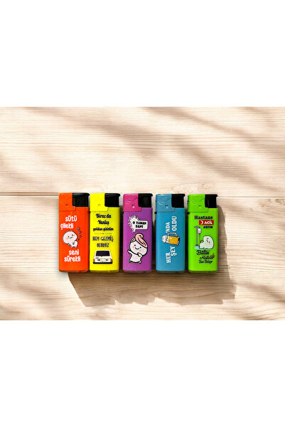 Genel Markalar RENKLİ YAZILI PÜRMÜZLÜ ÇAKMAK