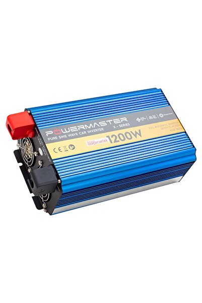 Powermaster 12 V Volt 1200 W Watt Tam Sinus İnverter İnvertör 12-220 V Çeviri...