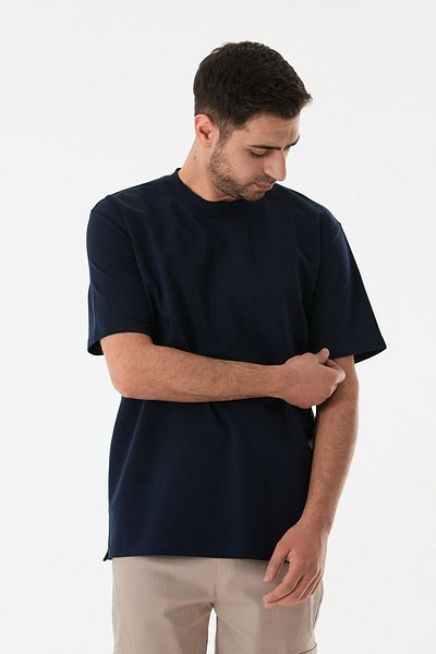 Fulla Moda Μπλουζάκι Basic Stand Collar